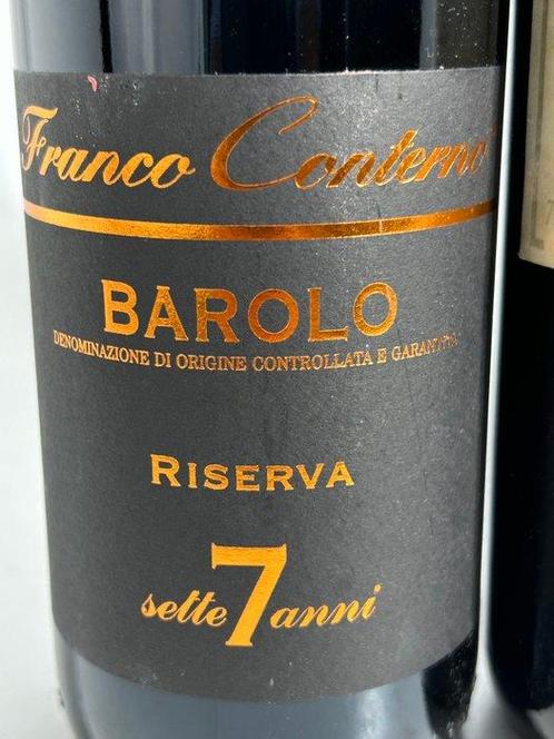 2013 Franco Conterno Sette Anni & 2015 Bussia & 1988 Beni, Verzamelen, Wijnen