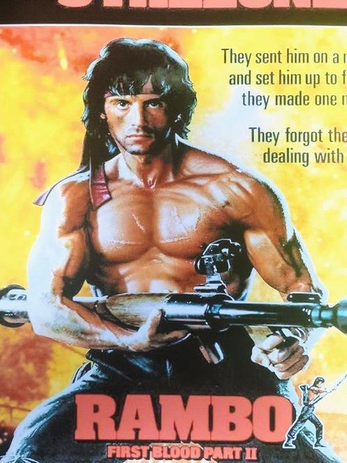 Rambo - Fanmade Lightbox Display, Verzamelen, Film en Tv