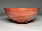 Ichiraku – Aka-Raku Radiant gold Chawan (Red Raku Tea Bowl)
