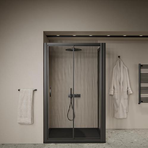 Aanbieding: Douchecabine Schuifdeur BWS Luad 100x80x190 cm, Doe-het-zelf en Bouw, Sanitair, Douche, Nieuw, Ophalen of Verzenden