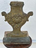 Kandelaar - Verguld brons - Portapalme antiek - 26 cm