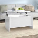 vidaXL Table basse Blanc brillant 80x55,5x41,5 cm Bois, Maison & Meubles, Tables | Tables de salon, Neuf, Verzenden