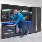 Datona Werkplaatsinrichting PREMIUM RVS werkblad met, Doe-het-zelf en Bouw, Ophalen of Verzenden, Nieuw