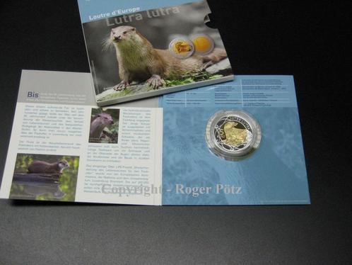 Luxemburg 5 Euro 2011 Fauna en Flora Fischotter Pp, Postzegels en Munten, Munten | Europa | Euromunten, België, Verzenden