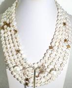 Collier et boucles doreilles en perles naturelles - Croix, Antiquités & Art