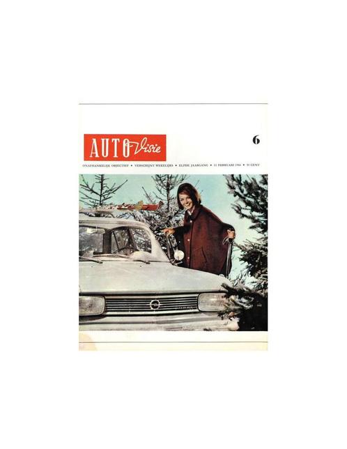 1966 AUTOVISIE MAGAZINE 06 NEDERLANDS, Livres, Autos | Brochures & Magazines