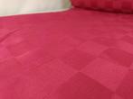 Prachtige 100% katoenen dubbele breedte bordeaux - Textiel -