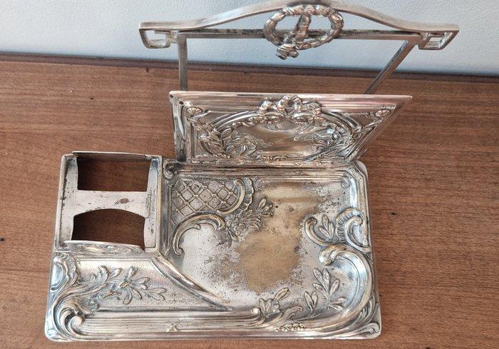 Ensemble de bureau - Cristal, Plaqué argent, Antiquités & Art, Curiosités & Brocante