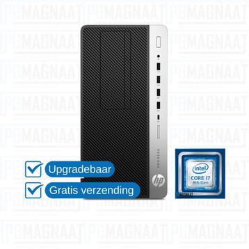 HP ProDesk MT 600 G4 i7-8700 8GB DDR4 256GB NVMe, Ophalen of Verzenden