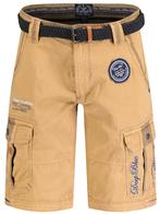 Geographical Norway Bermuda Paillette Beige, Vêtements | Hommes, Pantalons, Verzenden