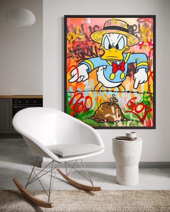 CASPA - Donald Duck Mole Scare, Antiek en Kunst, Kunst | Schilderijen | Modern