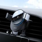 Qi Draadloze Autolader 15W - Quick Charge 3.0 - Airvent Clip, Telecommunicatie, Mobiele telefoons | Batterijen en Accu's, Verzenden