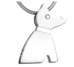 Ashanger, assieraad Hond strak design naam graveren mogelijk, Bijoux, Sacs & Beauté, Colliers