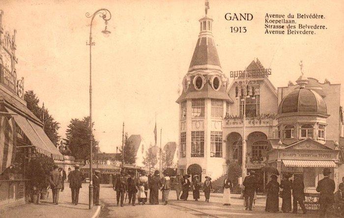 België - Stad en Landschap - Gent - wereldtentoonstelling, Verzamelen, Postkaarten | Buitenland