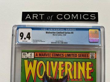 Wolverine #4 - CGC 9.4 - 1 Graded comic - EO - 1982 beschikbaar voor biedingen