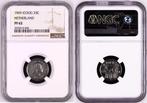 Pays-Bas. Juliana. 25 Cents 1969 Cock Proof, NGC PF 62