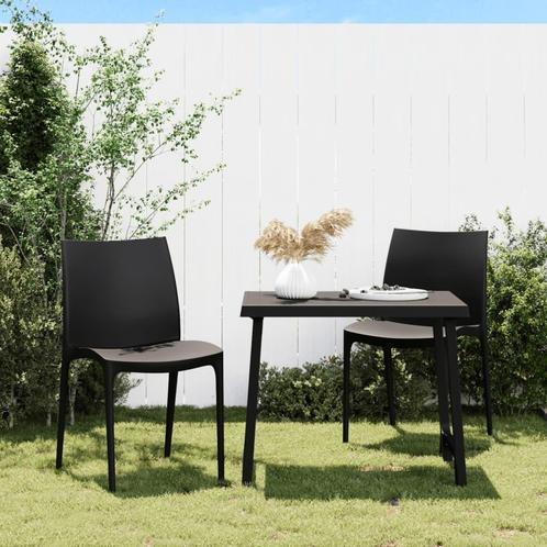 vidaXL Tuinstoelen 2 st 50x46x80 cm polypropeen, Tuin en Terras, Tuinstoelen, Nieuw, Verzenden