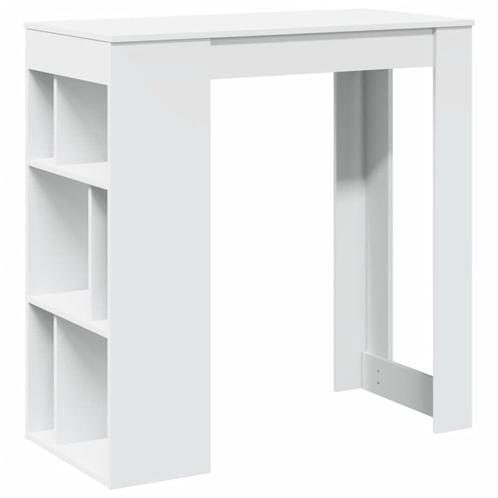 Stijlvolle Bartafel Wit | Tweede Kansje | Profiteer Nu!, Huis en Inrichting, Tafels | Eettafels, 100 tot 150 cm, 50 tot 100 cm