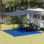 vidaXL Tapis de tente 400x400 cm Bleu PEHD, Caravans en Kamperen