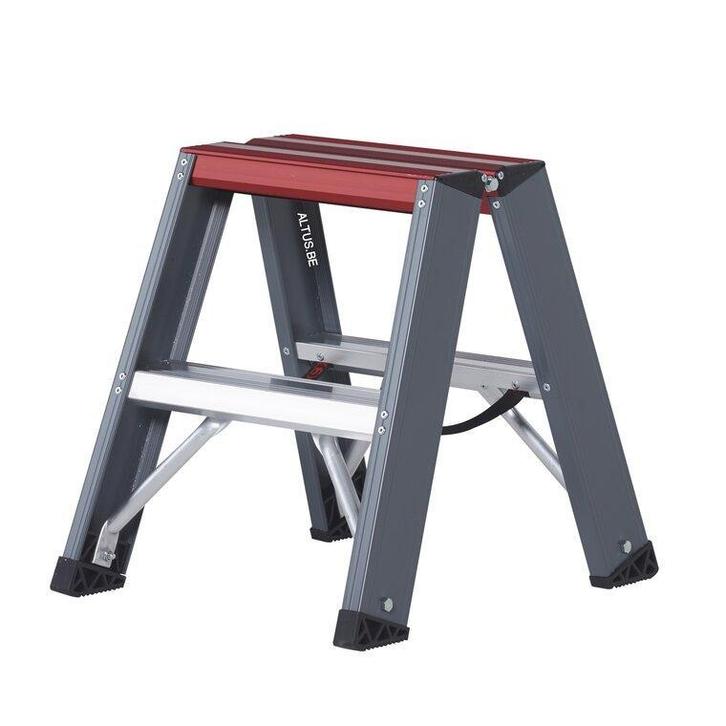 Altrex dubbele trapladder Falco 2×2 treden, Doe-het-zelf en Bouw, Ladders en Trappen, Trap, Nieuw, Minder dan 2 meter, Ophalen of Verzenden
