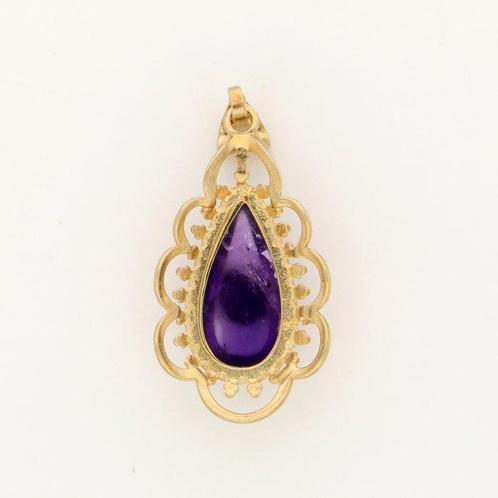 Zonder Minimumprijs - Hanger - 14 karaat Geel goud -, Handtassen en Accessoires, Antieke sieraden