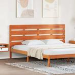 vidaXL Hoofdbord Wasbruin 200.5 x 3 x 80 cm Massief, Huis en Inrichting, Slaapkamer | Bedden, Verzenden, Nieuw