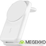 Belkin UltraCharge 25w Qi2 3in1 Magnetic Charger EU White, Computers en Software, Pc- en Netwerkkabels, Verzenden, Nieuw