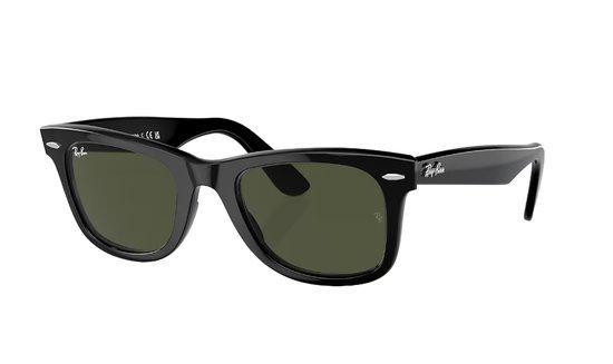 Zonnebril Ray-Ban WAYFARER RB2140 135831 50 Zwart, Handtassen en Accessoires, Zonnebrillen en Brillen | Heren, Nieuw, Verzenden