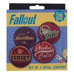 Fallout Metal Drinks Onderzetters (4x), Verzamelen, Ophalen of Verzenden, Nieuw