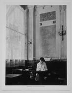 Robert Doisneau - Simone de Beauvoir at the Deux Magots,, Antiek en Kunst, Kunst | Schilderijen | Modern