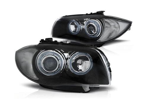 Angel Eyes koplamp units Black geschikt voor BMW 1, Auto-onderdelen, Verlichting, Nieuw, BMW, Verzenden