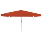 vidaXL Tuinparasol Terracotta 395 x 395 x 245 cm Polyester, Tuin en Terras, Verzenden, Nieuw