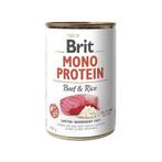 Brit mono protein – beef & rice 400g - hondenvoer met