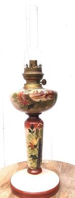 Kosmos Brenner - Petroleumlamp - keramiek met geëmailleerde, Antiek en Kunst