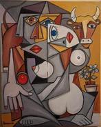 Olena Blinnikova(1963) - Oil painting-Conversa Silenciosa-No