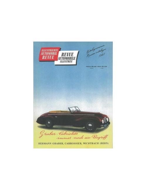 1947 AUTOMOBIL REVUE JAARBOEK DUITS FRANS, Livres, Autos | Livres, Enlèvement ou Envoi