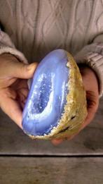 Agate Cristaux Druses - Grappe - Hauteur : 23 cm - Largeur :, Verzamelen