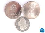 Online Veiling: 3 Zilveren munten (123,52 gram)|65506