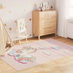 vidaXL Tapis enfants rose 160x230 cm licorne, Verzenden