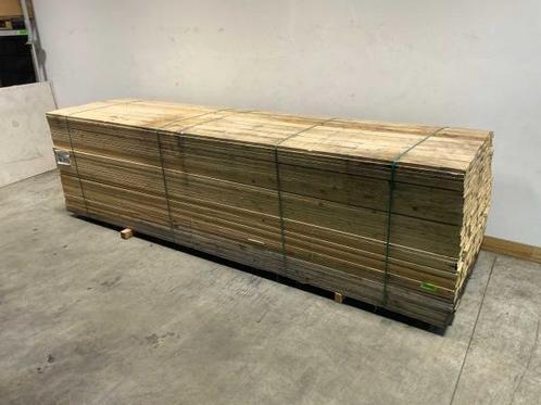 Veiling - 75x Vuren plank 390x12,5x2,2cm, Doe-het-zelf en Bouw, Hout en Planken, Nieuw