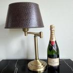 Tafellamp - Vintage messing verstelbare zwaaibalklamp -, Antiek en Kunst