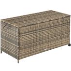 tectake Opbergbox Kuusamo met aluminium frame en wielen 297l, Verzenden, Nieuw