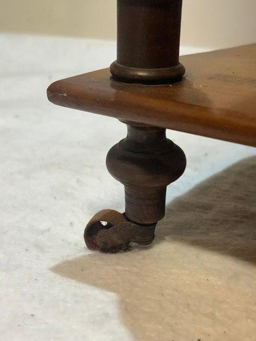 Kast - Antieke Houten Kast met Marmeren Bovenblad - Hout,, Antiek en Kunst, Antiek | Overige Antiek