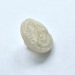 Oud Albast Geometrische Patroon Kraal Seal - 13�26�26 mm -