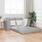 vidaXL Vloersofa Bed 2-in-1 Wolk Grijs 148x71x83 cm Stof, Verzenden, Nieuw