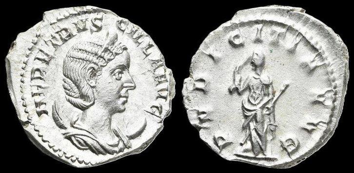 249-251 n Chr Herennia Etruscilla Augusta, Ad 249-251 Ar..., Postzegels en Munten, Munten en Bankbiljetten | Verzamelingen, Verzenden