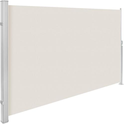 tectake Aluminium windscherm uitschuifbaar met oprolmechanis, Tuin en Terras, Zonneschermen, Verzenden