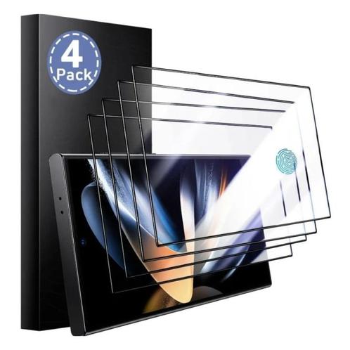 4-Pack Samsung Galaxy S24 Ultra Screen Protector - 9H Film, Telecommunicatie, Mobiele telefoons | Hoesjes en Screenprotectors | Overige merken