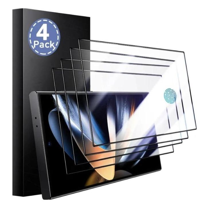 4-Pack Samsung Galaxy S24 Ultra Screen Protector - 9H Film, Télécoms, Téléphonie mobile | Housses, Coques & Façades | Marques Autre