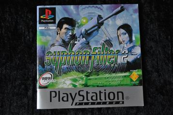 Syphon Filter 2 Playstation 1 PS1 Manual Only Platinum PAL, Verzenden